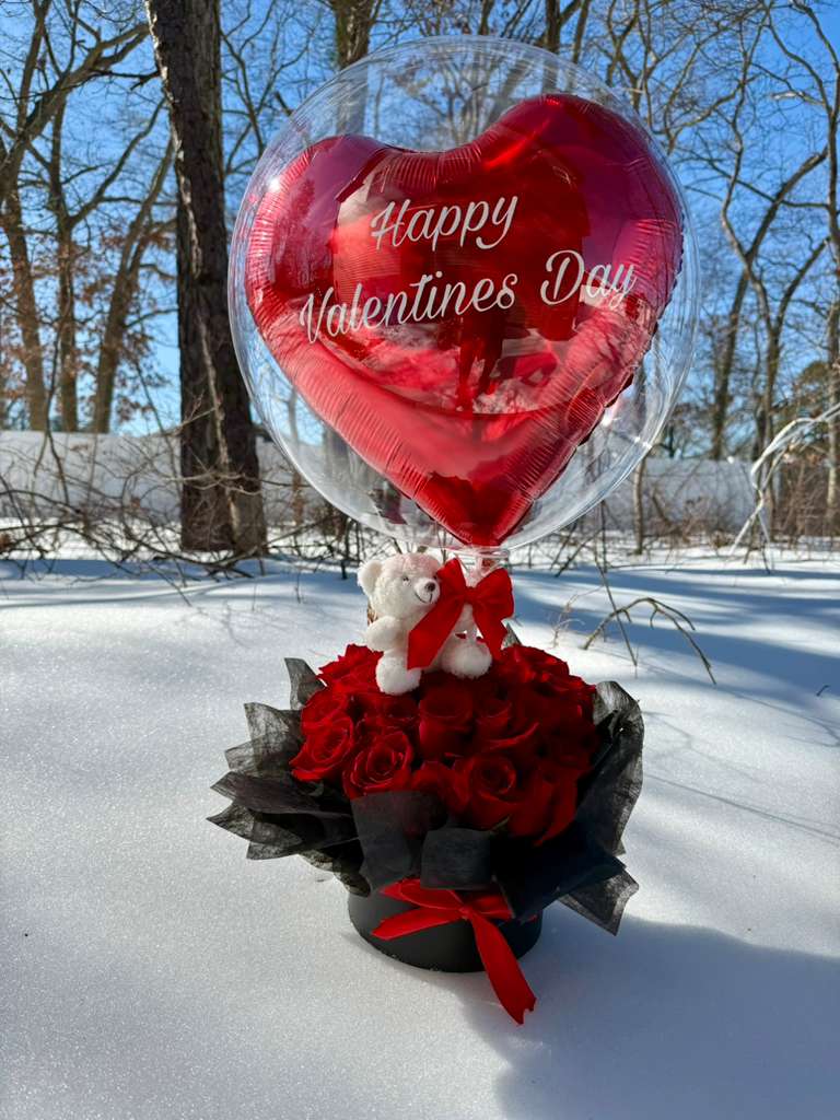 The Heart Balloon Arrangement